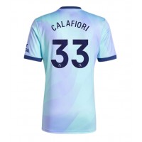 Camiseta Arsenal Riccardo Calafiori #33 Tercera Equipación 2024-25 manga corta